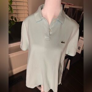 Lacoste pastel green Regular Fit Polo